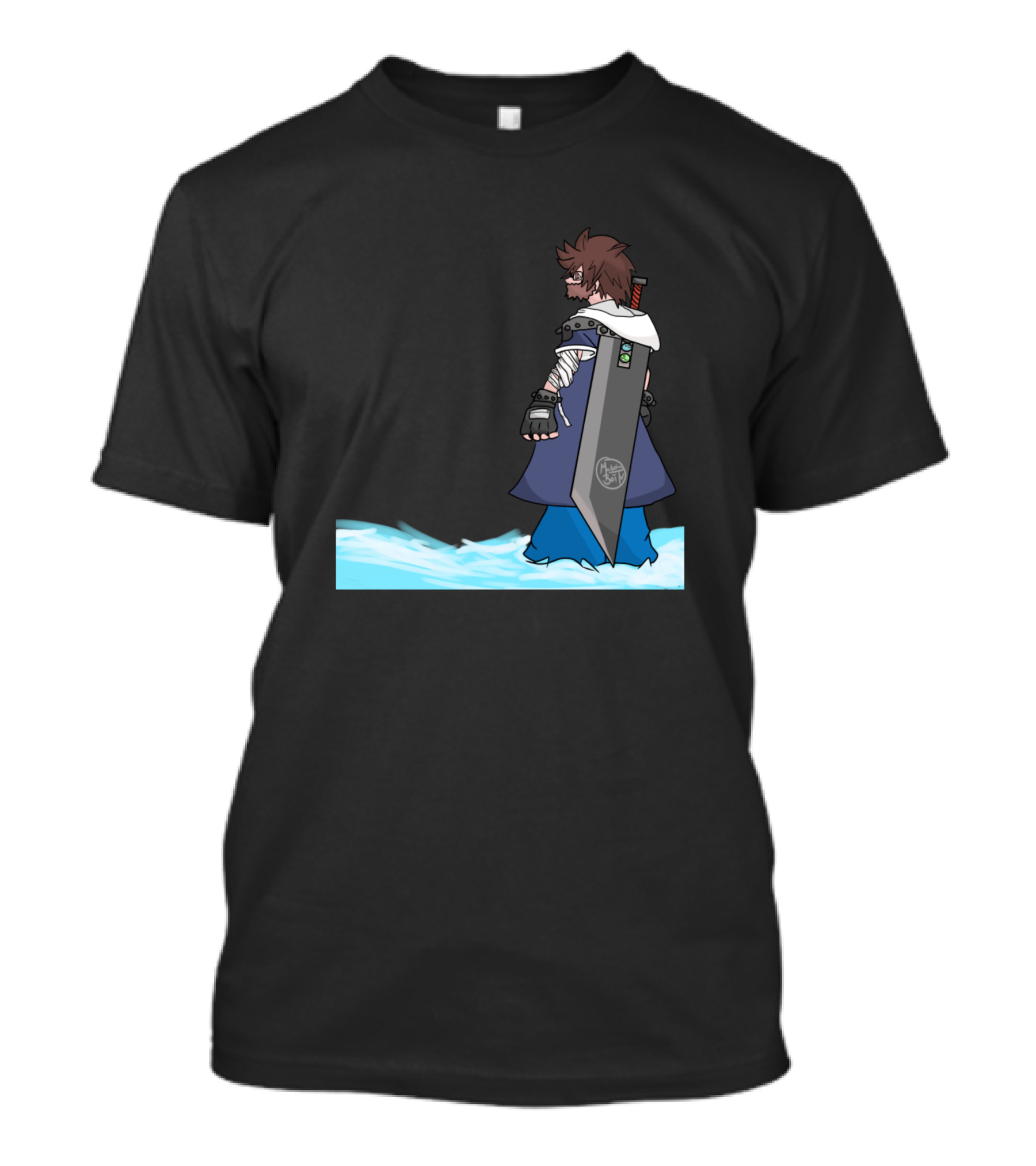 Materiaboitv Distance Sword Character Water Walk T-Shirt