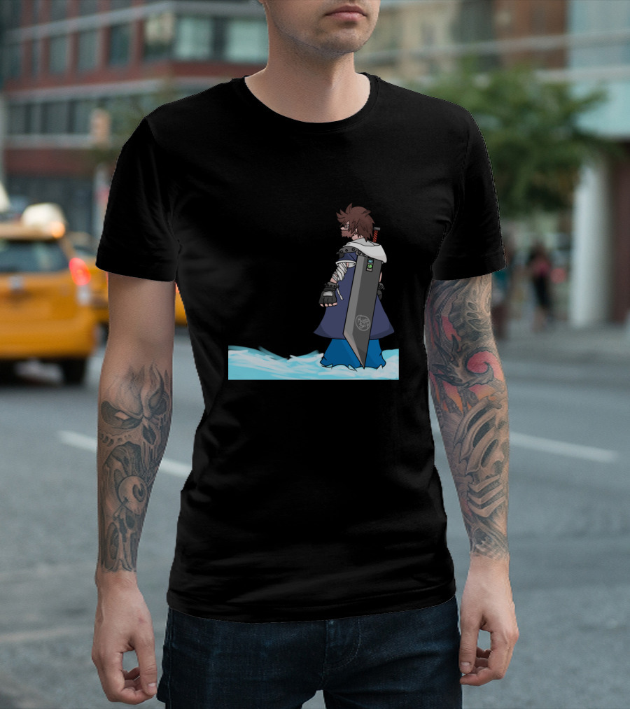 Materiaboitv Distance Sword Character Water Walk T-Shirt