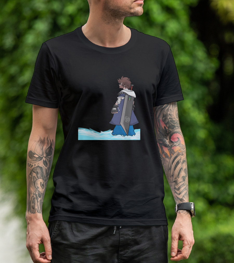 Materiaboitv Distance Sword Character Water Walk T-Shirt