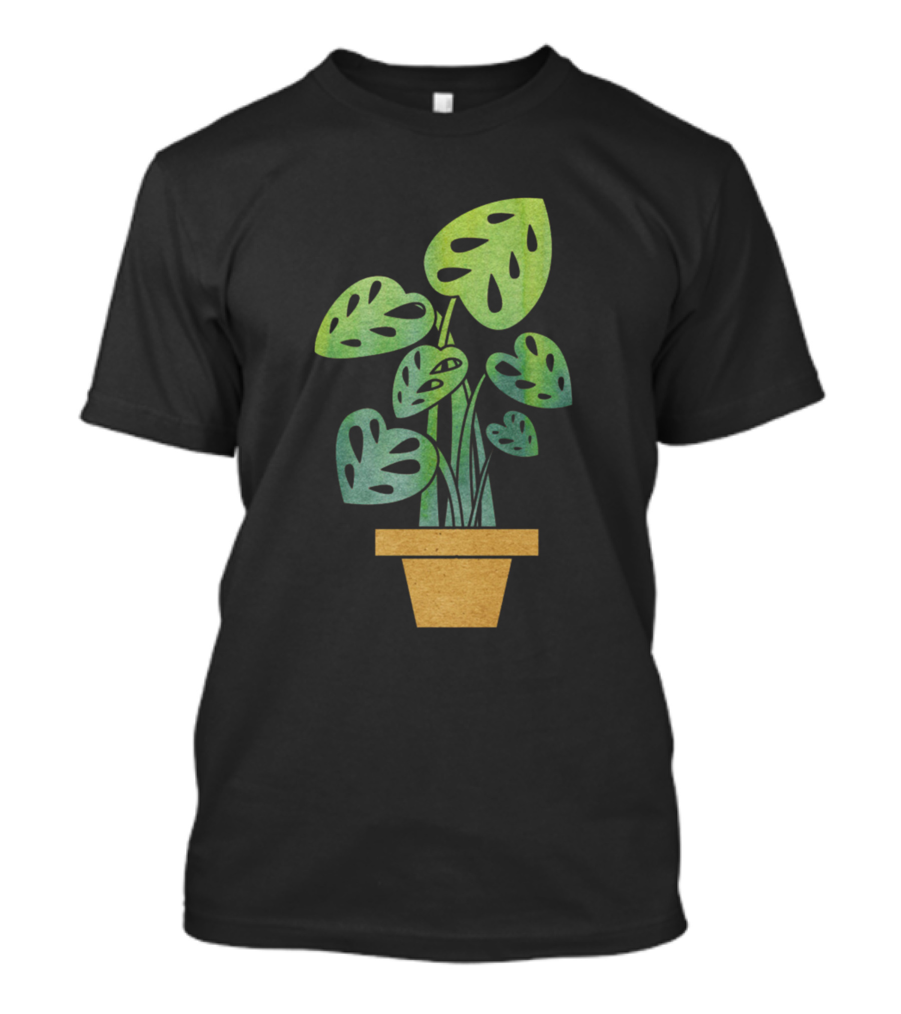 Monstera Deliciosa In Terracotta Pot T-Shirt