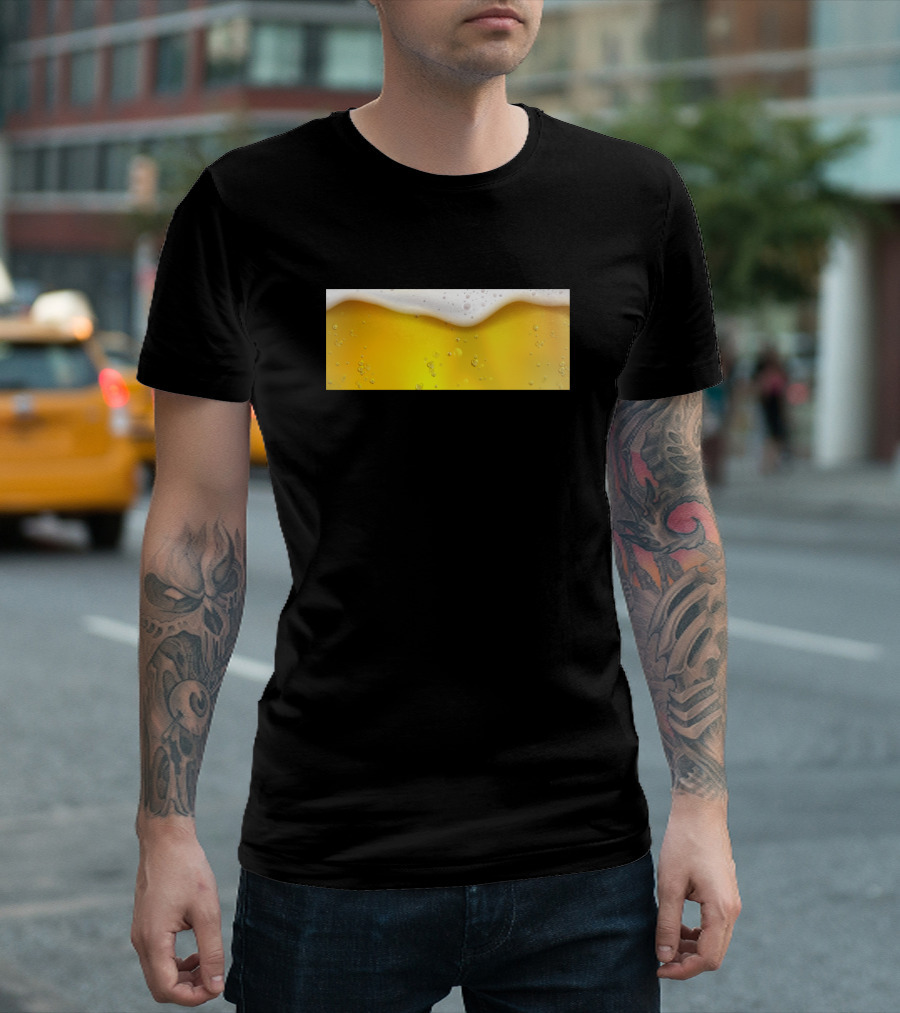 Royal Navy Emblem High Quality Beer Image T-Shirt