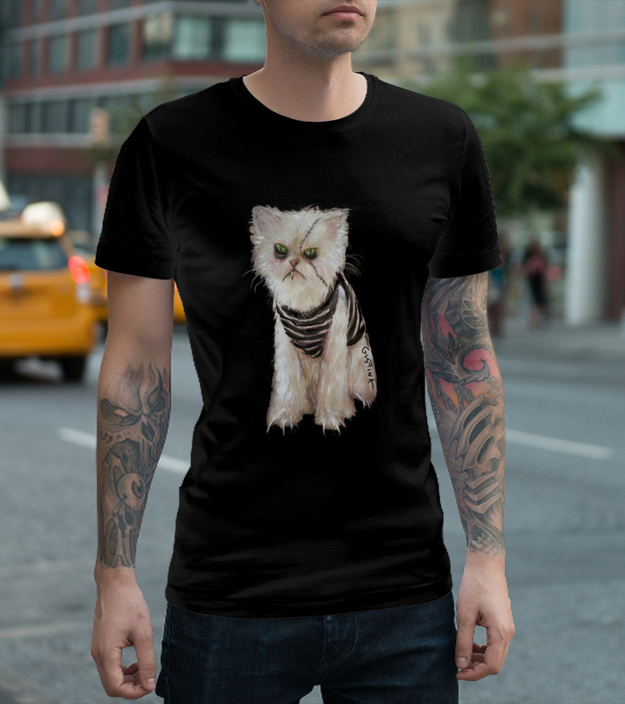 Stitch Kitty Gothic Costume Cat by Gusstink T-Shirt