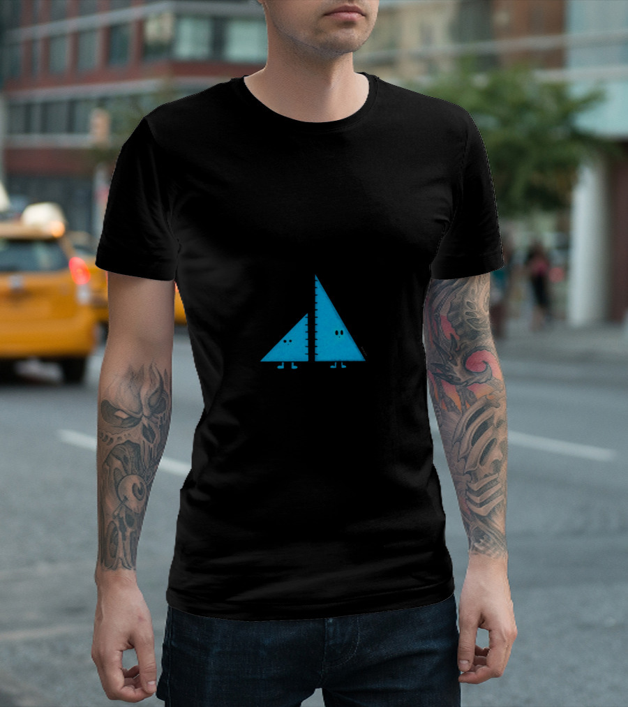 Fraternal Twins Be Like Set Square Edition T-Shirt