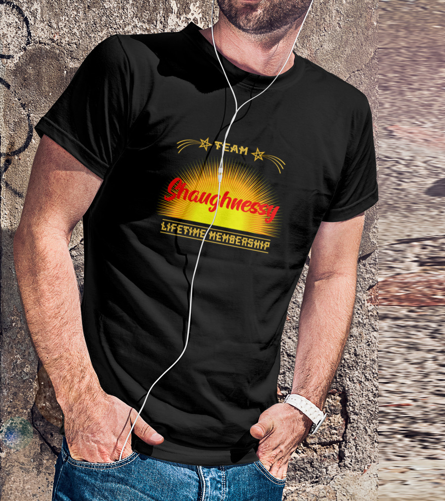 Team Shaughnessy Lifetime Membership Starburst T-Shirt