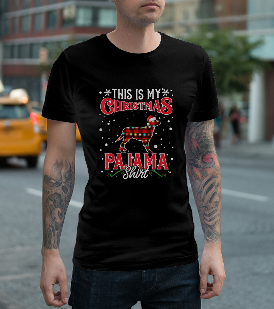 THIS IS MY CHRISTMAS PAJAMA SHIRT GORDON SETTER T-Shirt