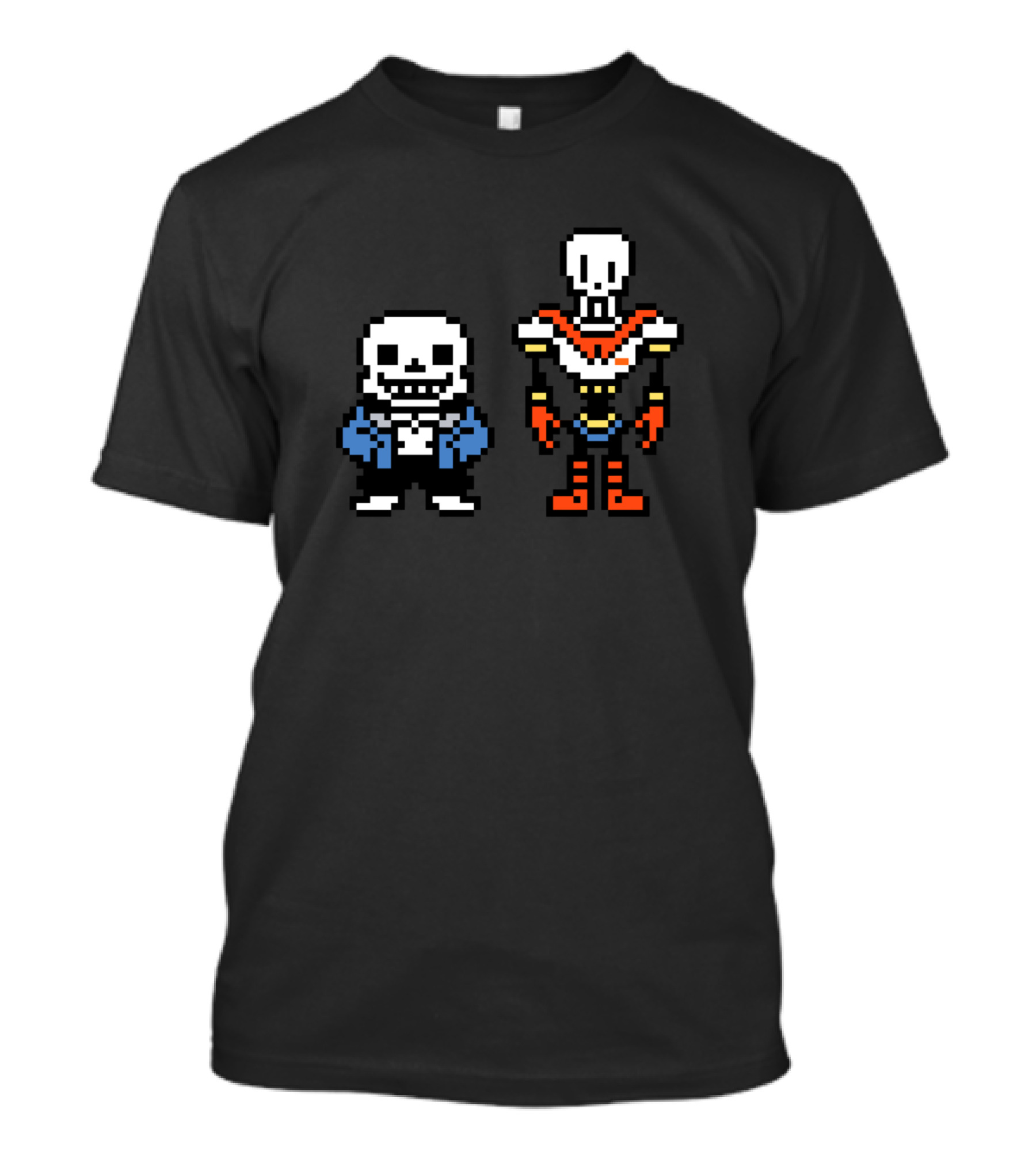 Undertale Sans And Papyrus Pixel T-Shirt