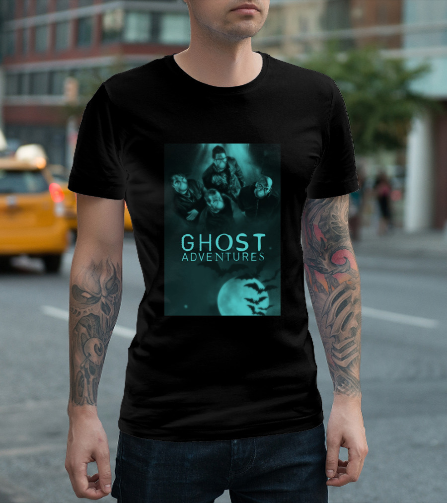 Ghost Adventures Zak Bagans Moon Bats T-Shirt