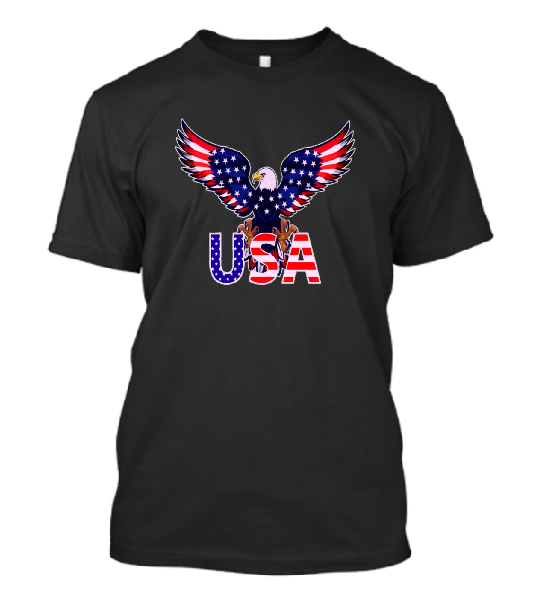 USA American Eagle Stars And Stripes Iconic T-Shirt