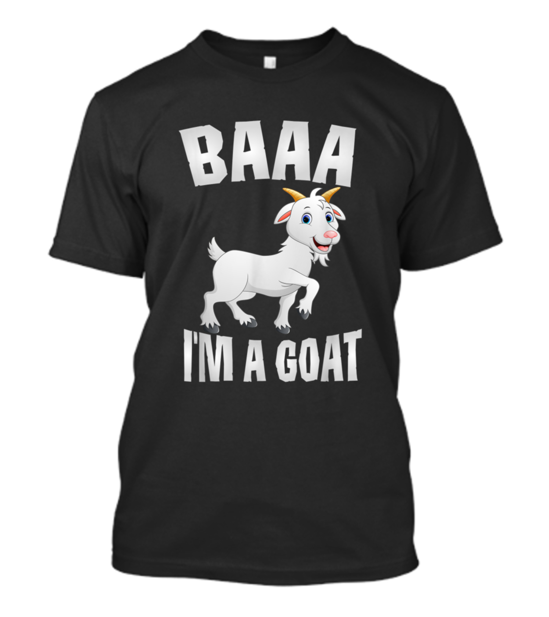 BAAA I'm A Goat Cartoon Animal Farm T-Shirt