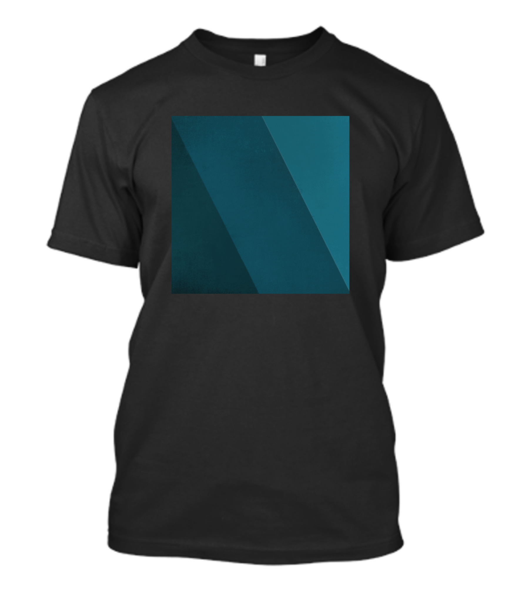 Blue Geometric Decor Abstract Rectangular Shades T-Shirt