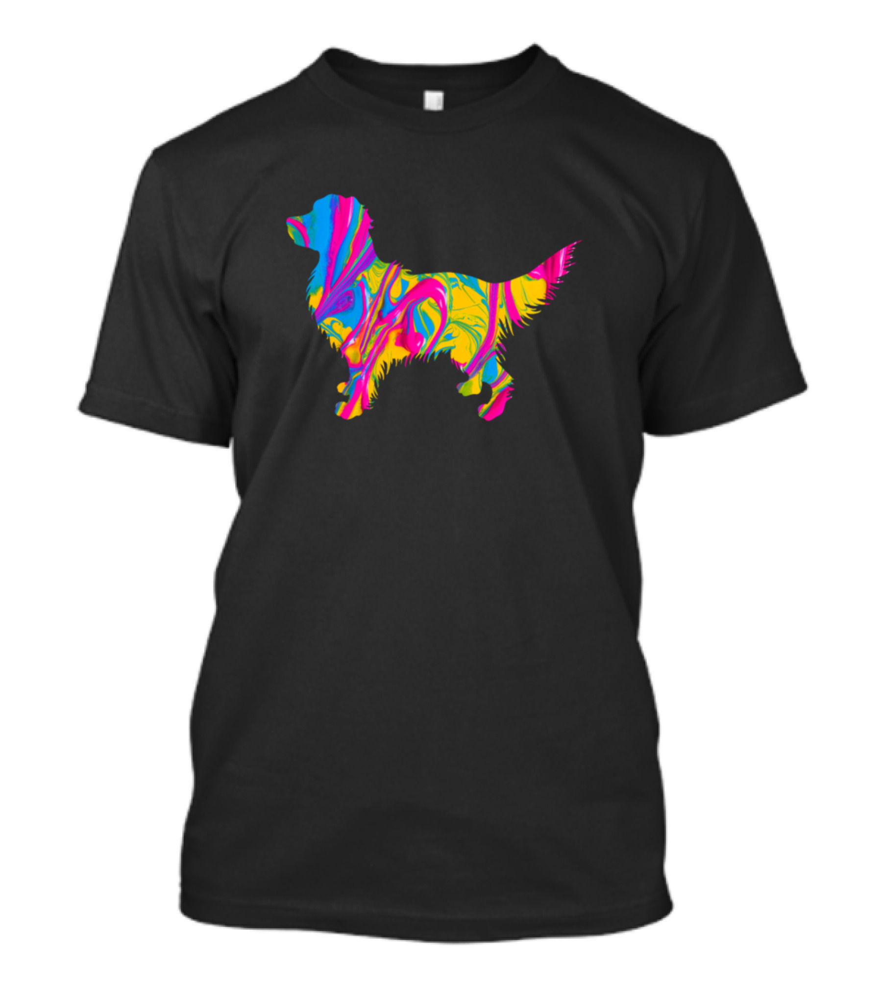 Cool Labrador Bunch Colorful Psychedelic Shade T-Shirt