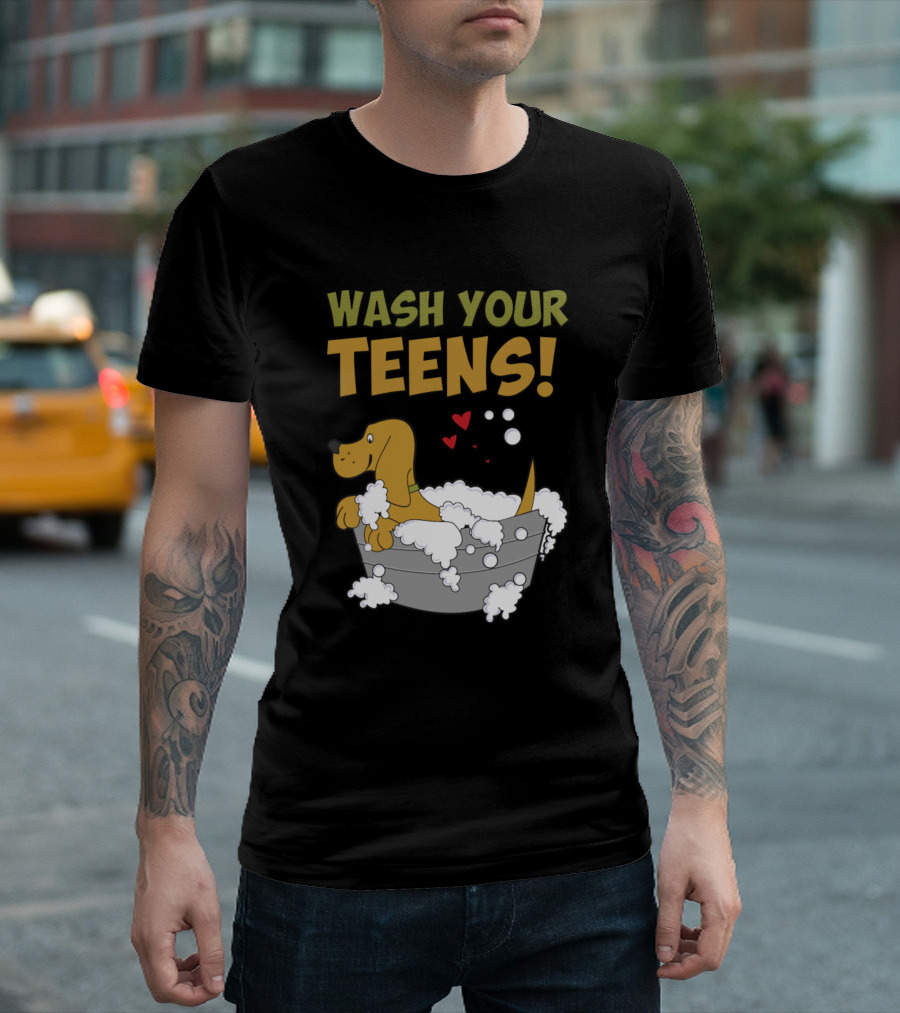 Wash Your Teens Dog Lover Groomer T-Shirt