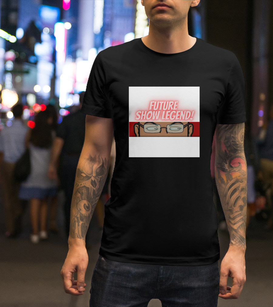 FUTURE SHOW LEGEND Glasses Iconography T-Shirt