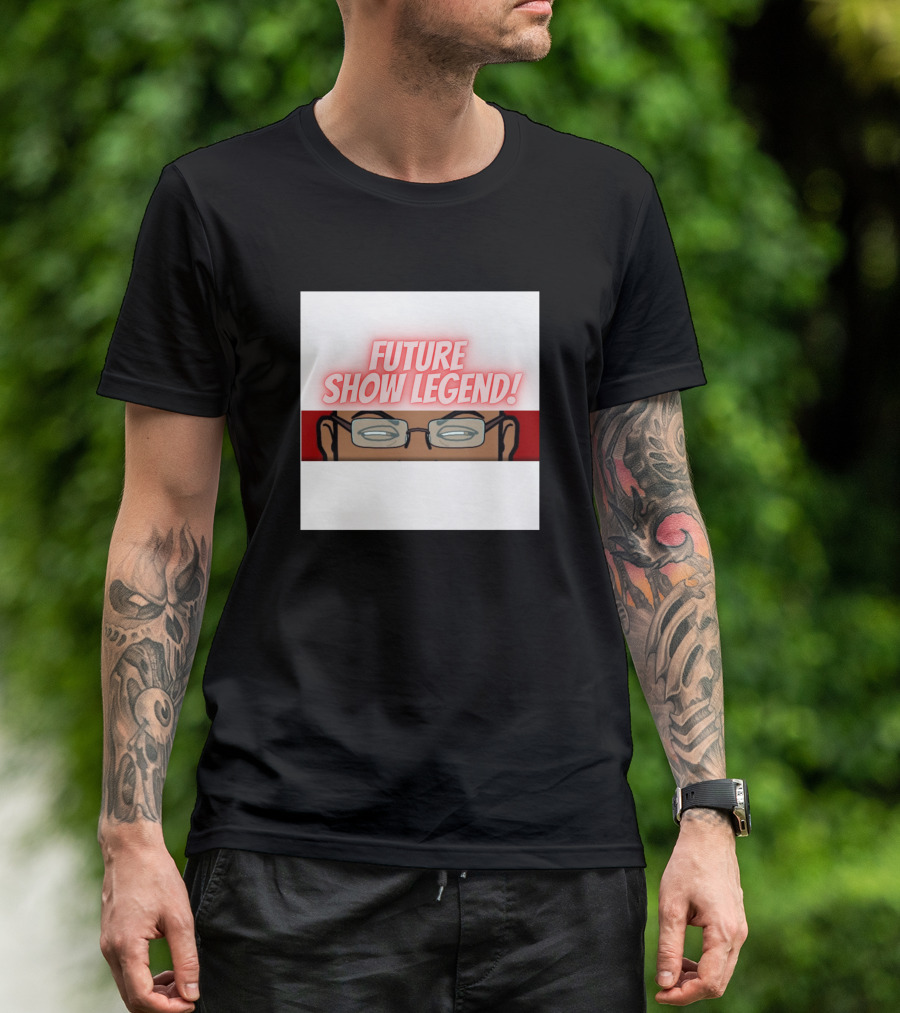 FUTURE SHOW LEGEND Glasses Iconography T-Shirt