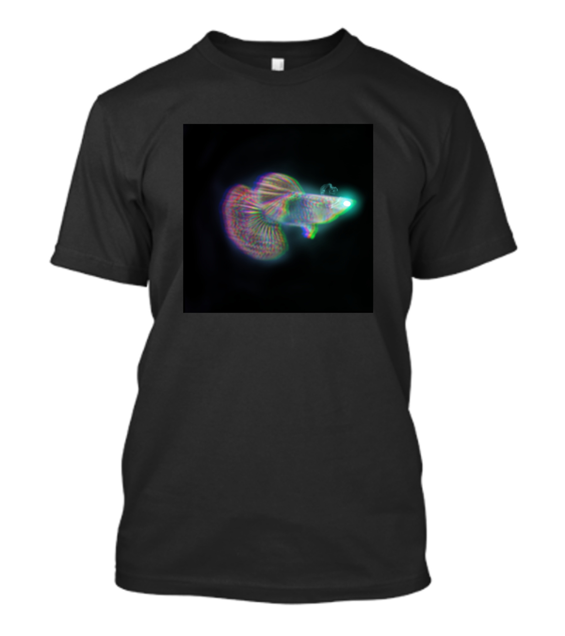 Guppy Fish Neon Glow T-Shirt