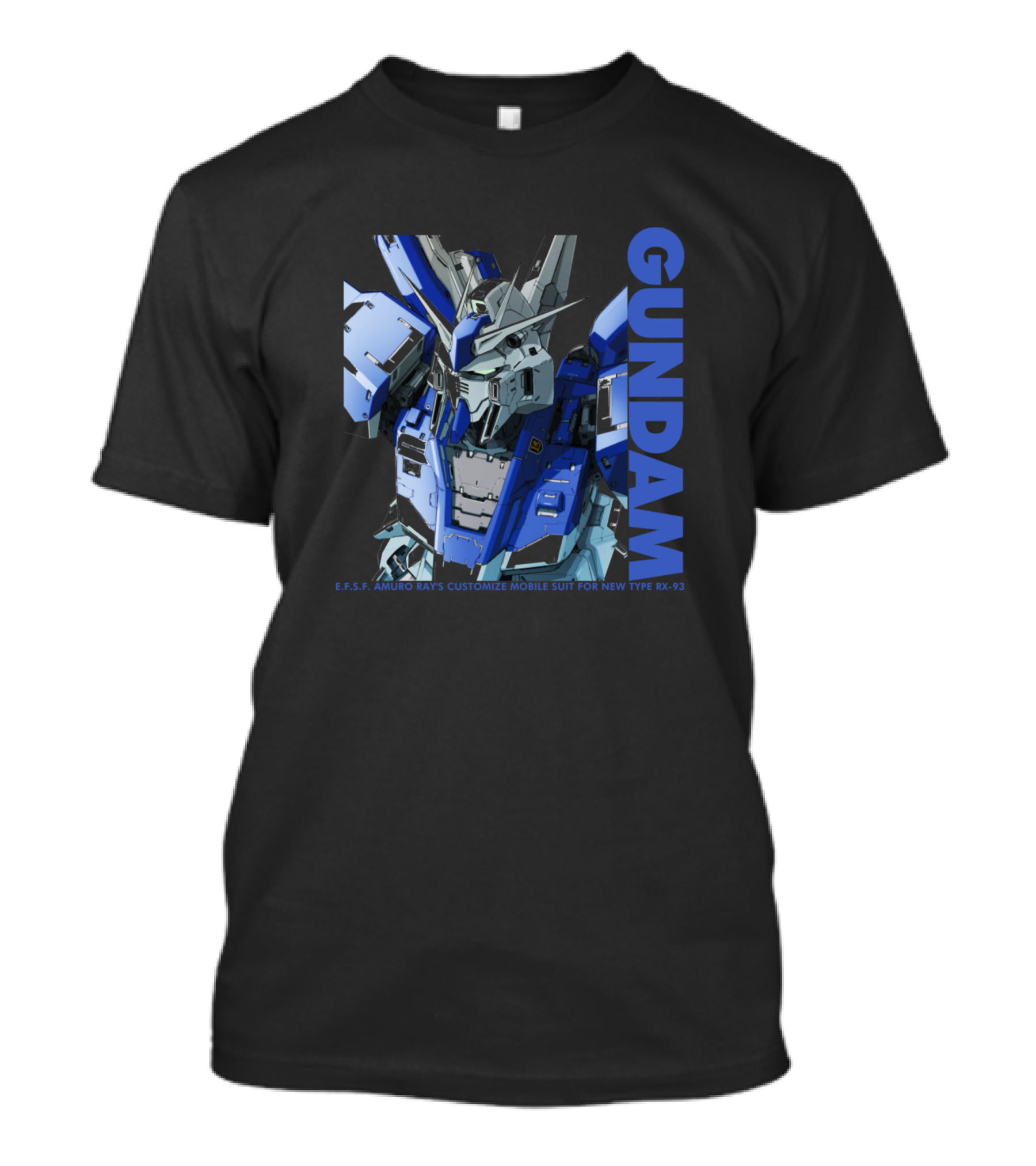 Gundam E.F.S.F. Amuro Ray's Customize Mobile Suit For New Type RX-93 T-Shirt
