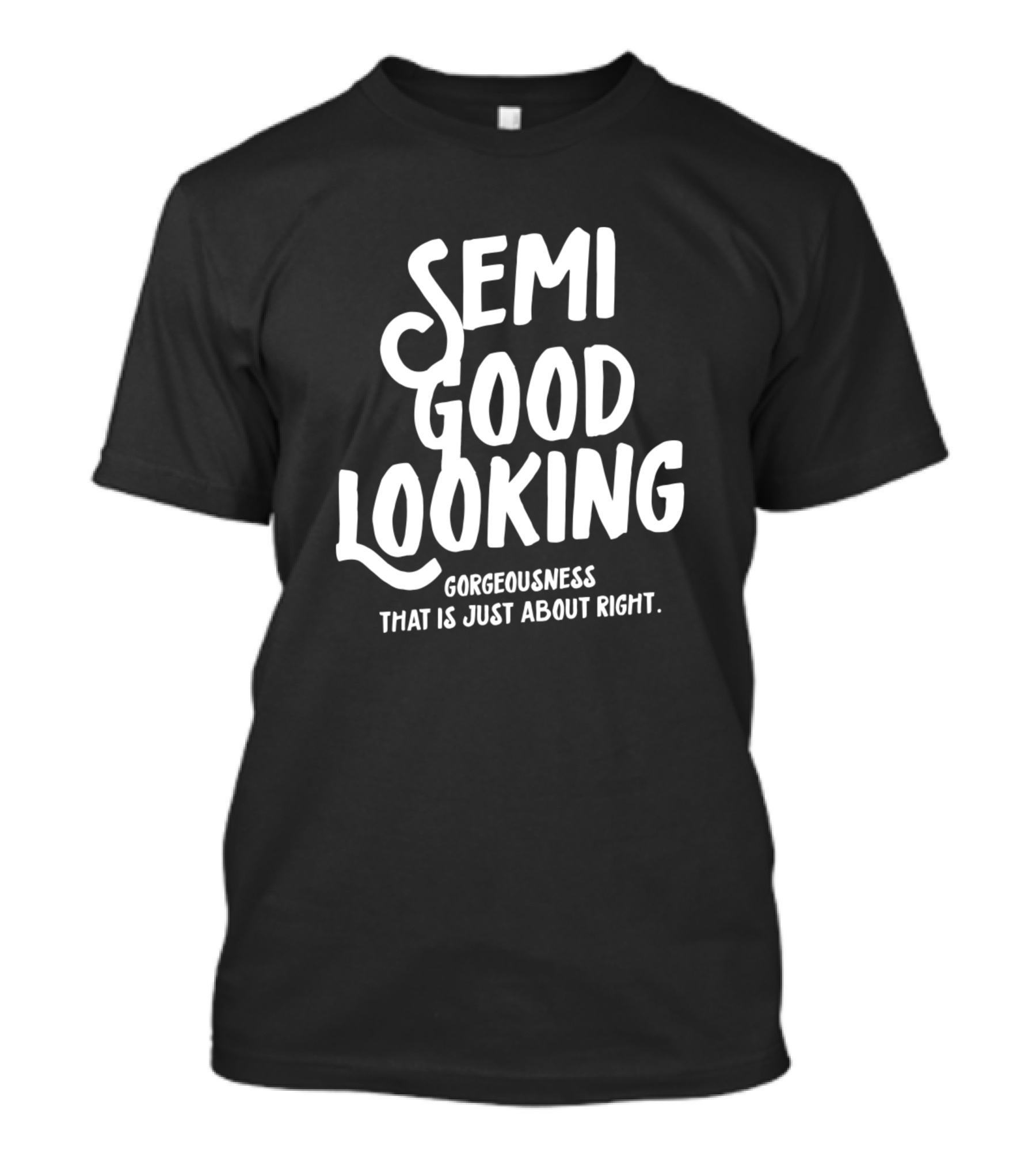 Semi Good Looking Gorgeousness That Is Just About Right T-Shirt