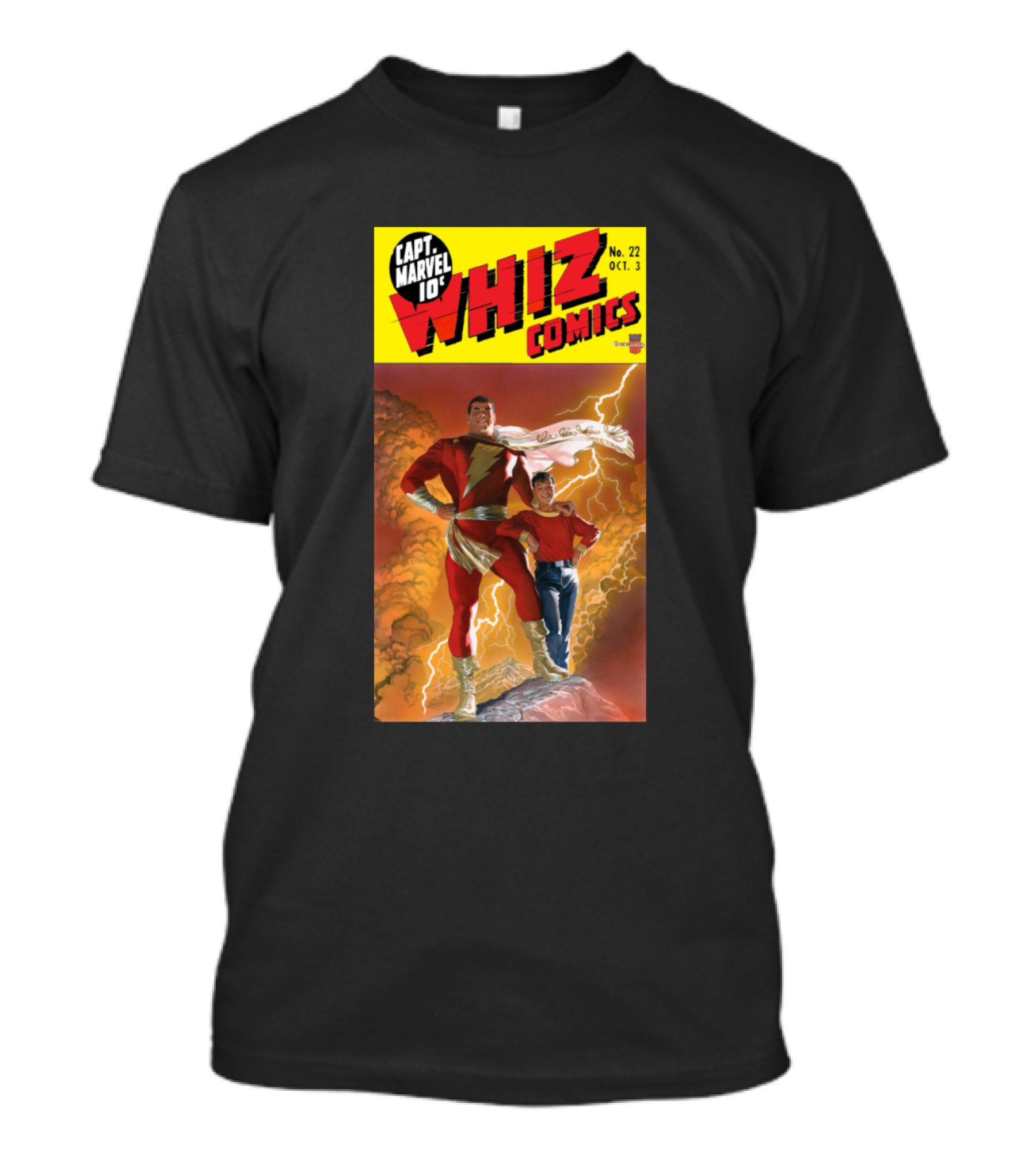 Capt. Marvel 10¢ Whiz Comics No. 22 Oct 3 T-Shirt