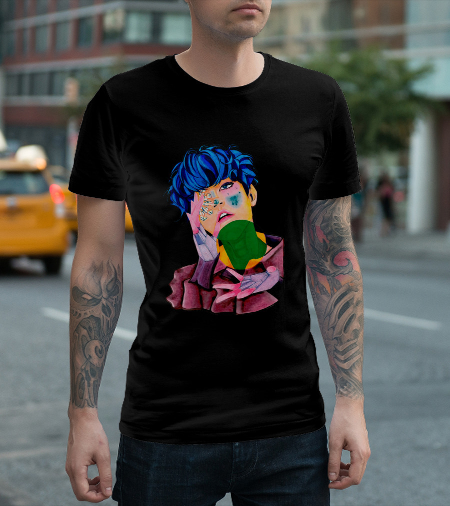 Snow Fairy Keraijin Blue Hair T-Shirt