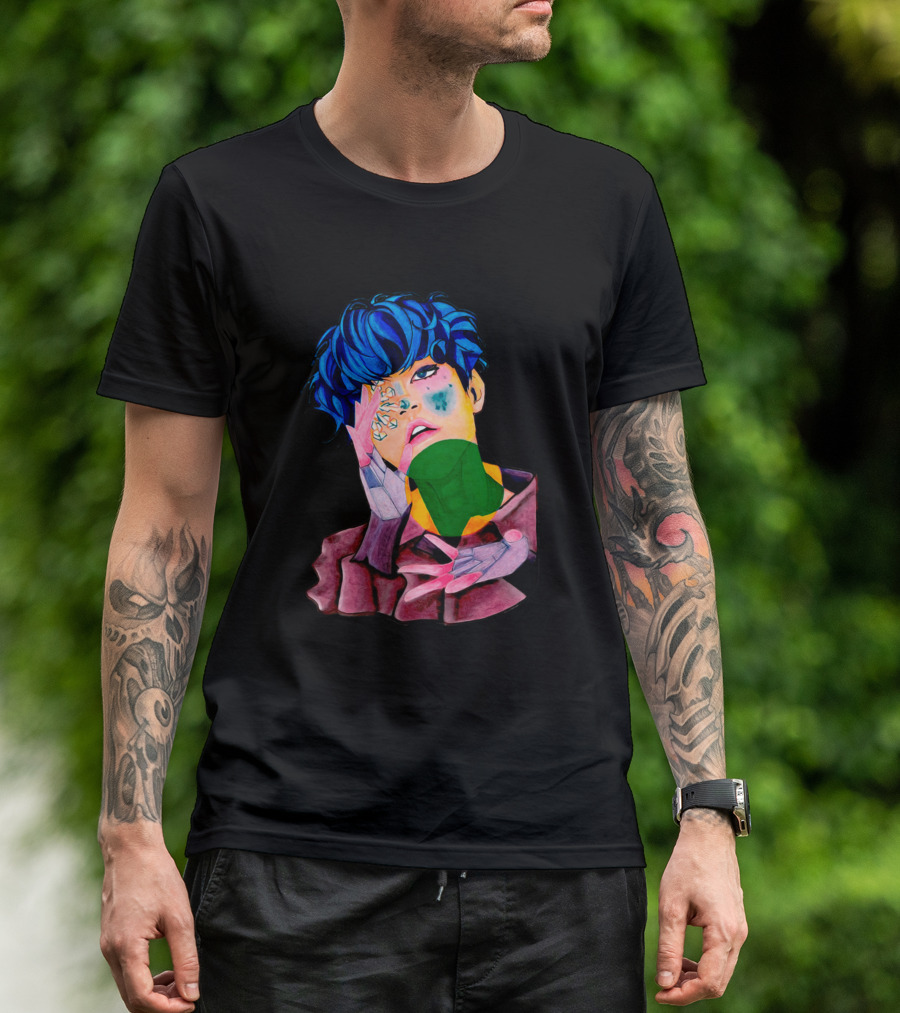 Snow Fairy Keraijin Blue Hair T-Shirt