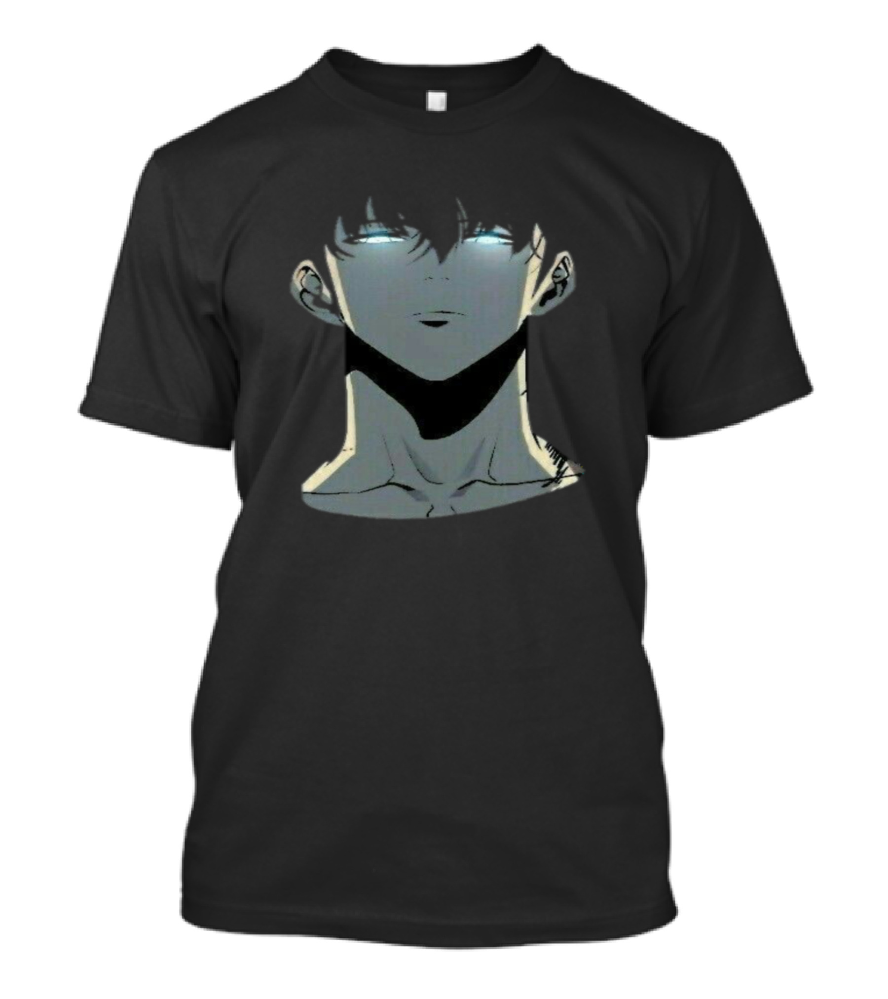 Solo Leveling Jinwoo Character Dark Mysterious Glow T-Shirt