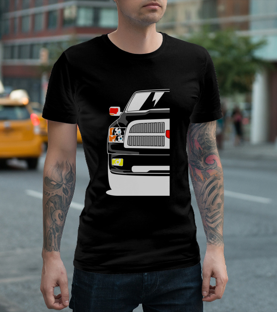 Dodge Ram Truck Bold Front Grille Headlight T-Shirt