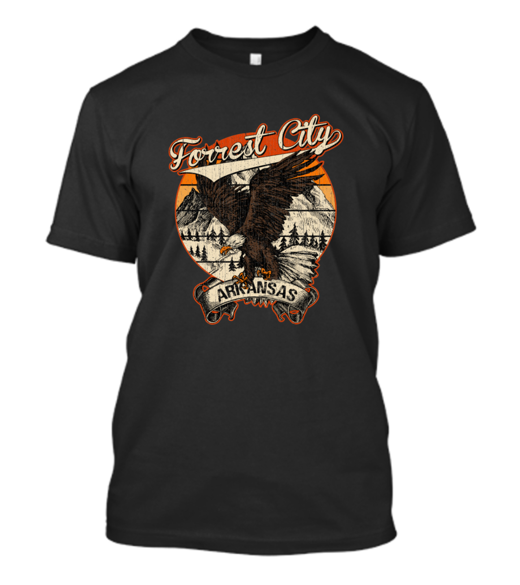 Forest City Arkansas Bald Eagle Vintage T-Shirt