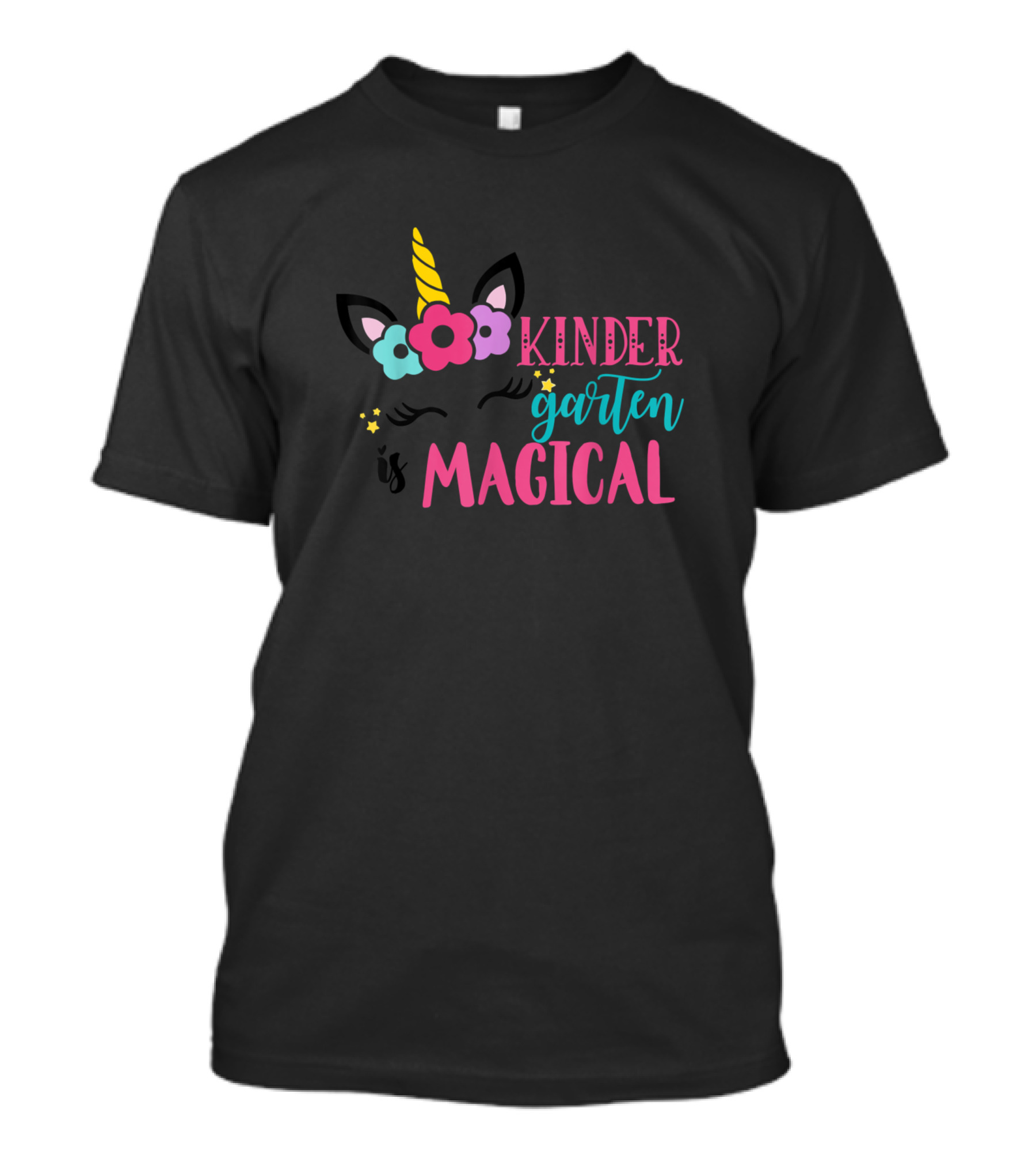 Kindergarten Is Magical Unicorn Back To School Girls T-Shirt