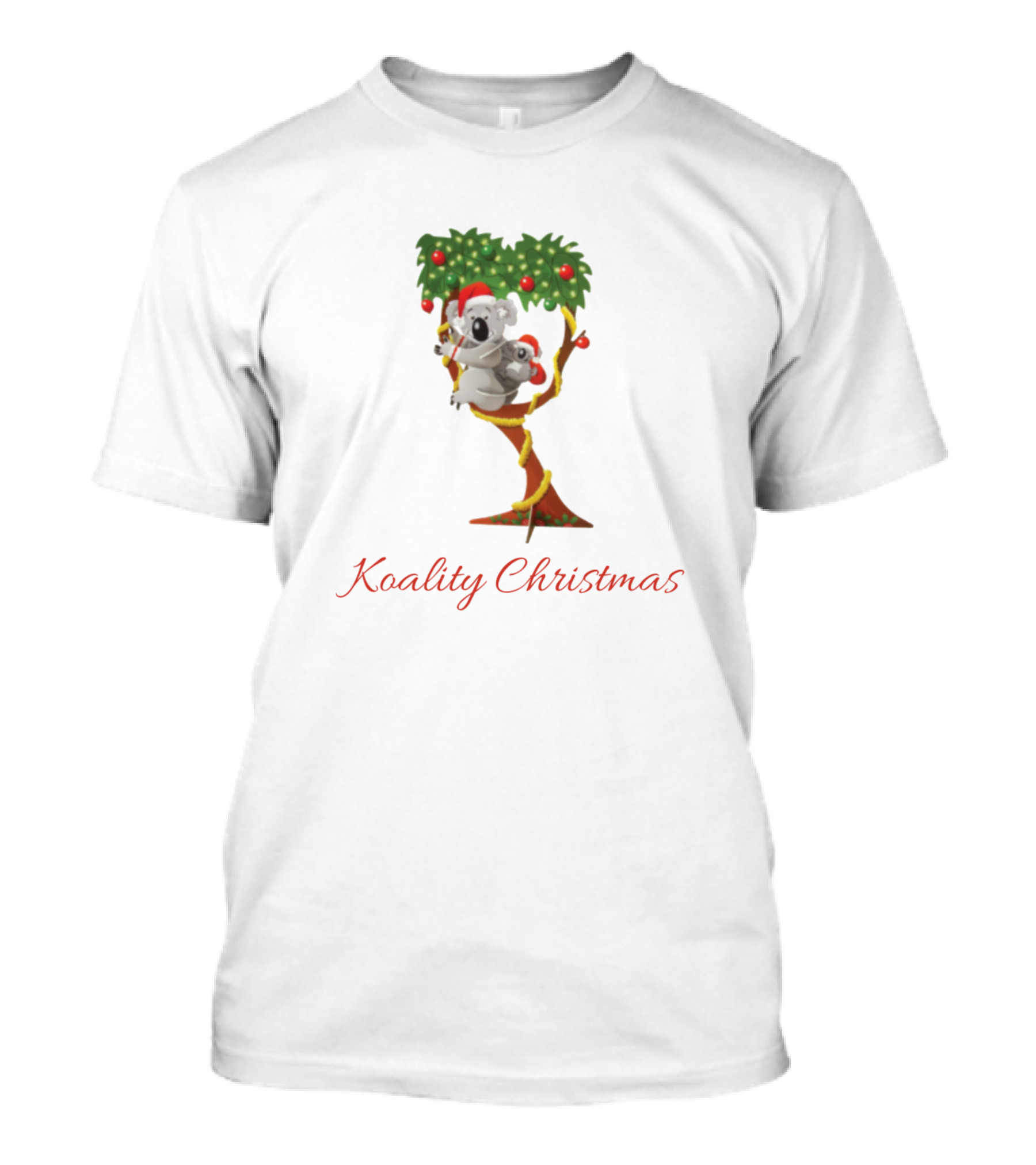 Koality Christmas Santa Hat Tree T-Shirt