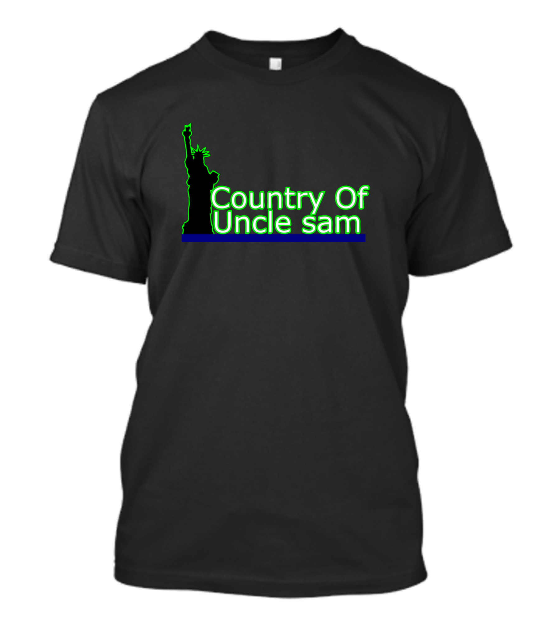 Country Of Uncle Sam Liberty Statue T-Shirt