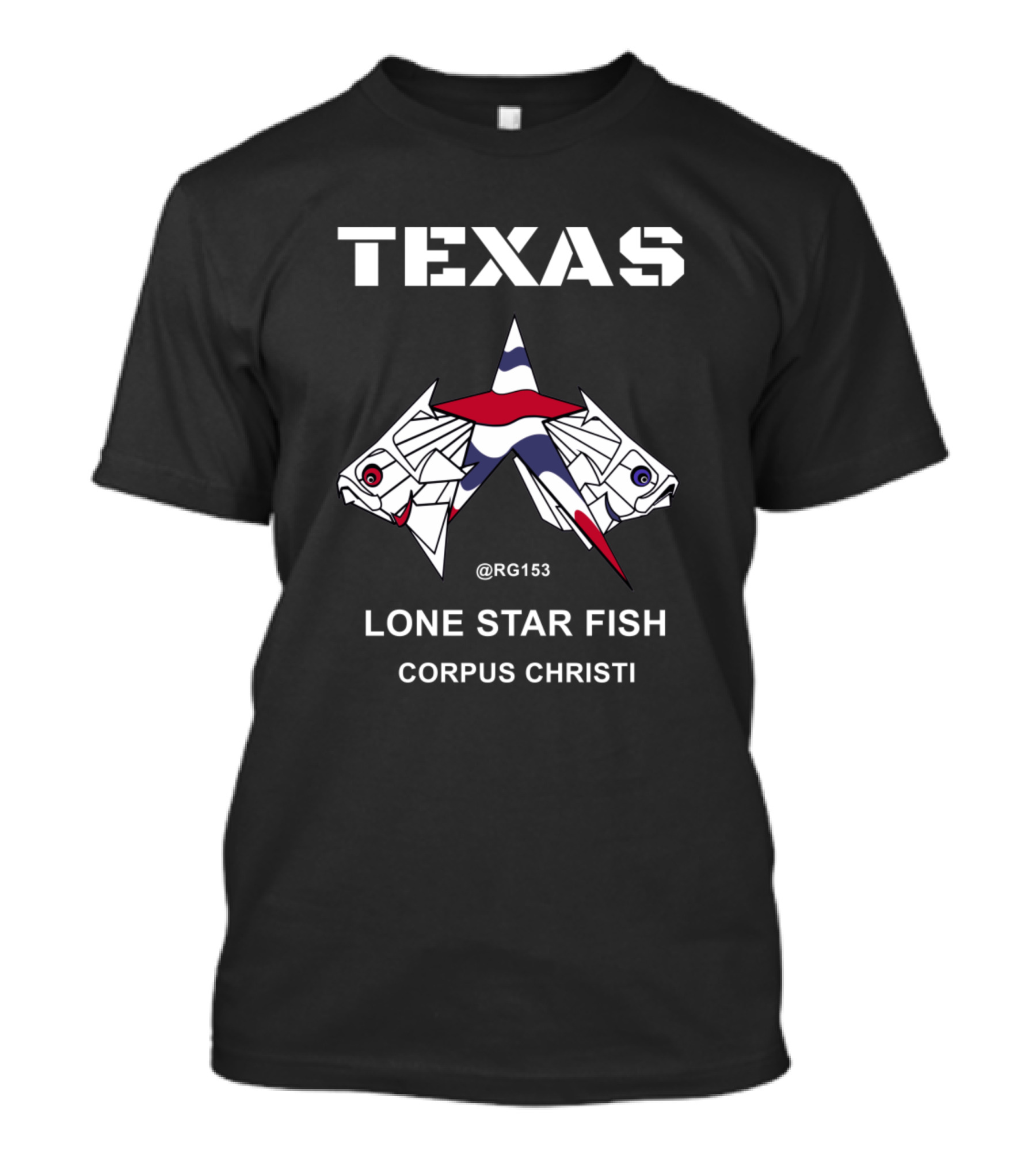 Texas Lone Star Fish Corpus Christi T-Shirt