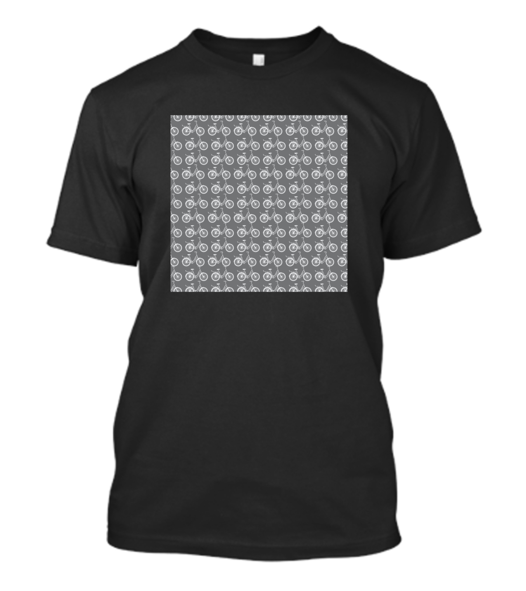 Ride A Bike Gray Bicycle Neck Gaiter Gator T-Shirt