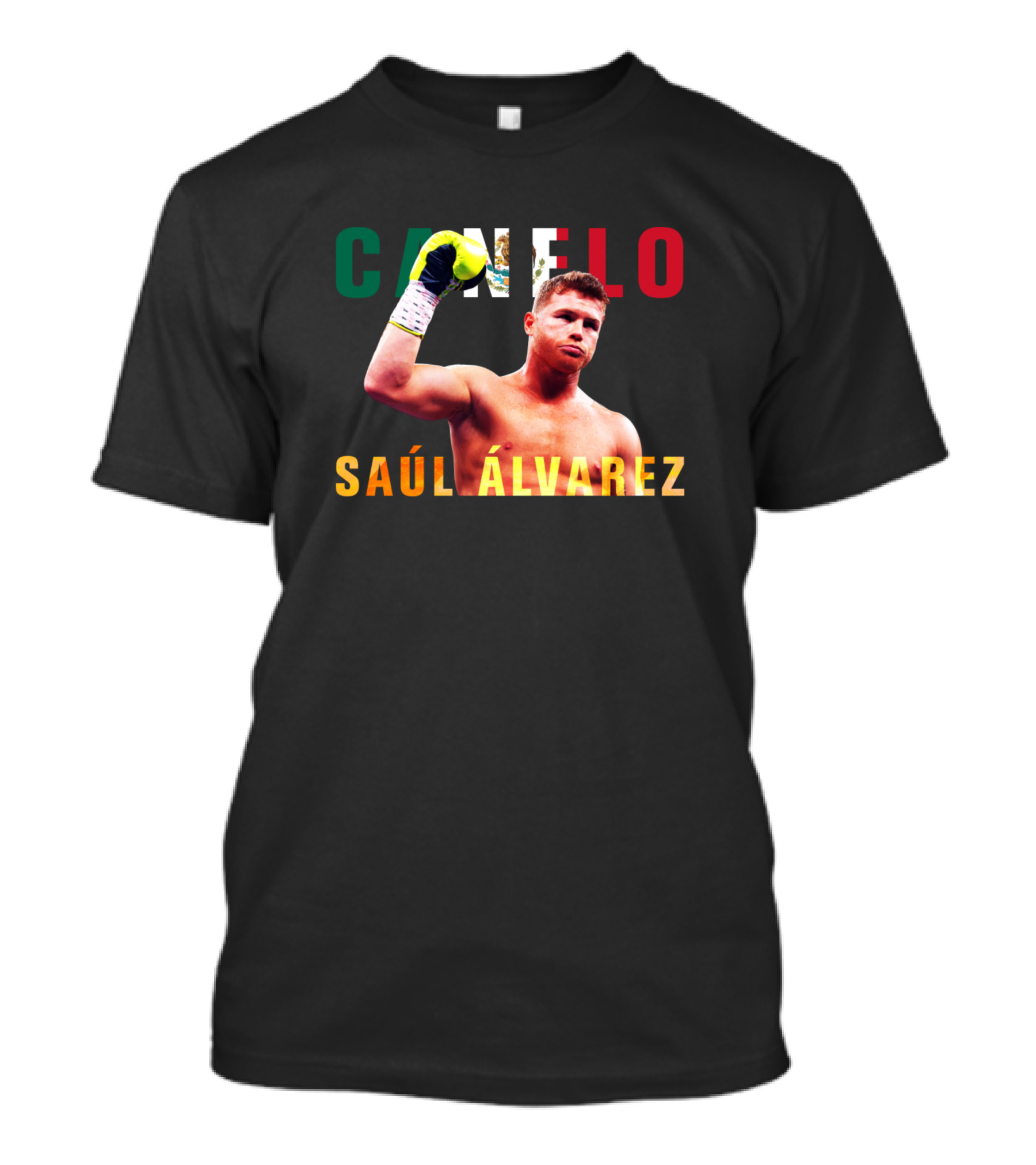 Canelo Saúl Álvarez Boxing Victory Fist Raised T-Shirt