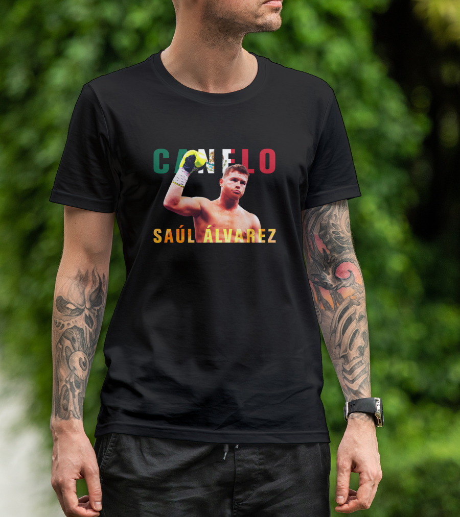 Canelo Saúl Álvarez Boxing Victory Fist Raised T-Shirt