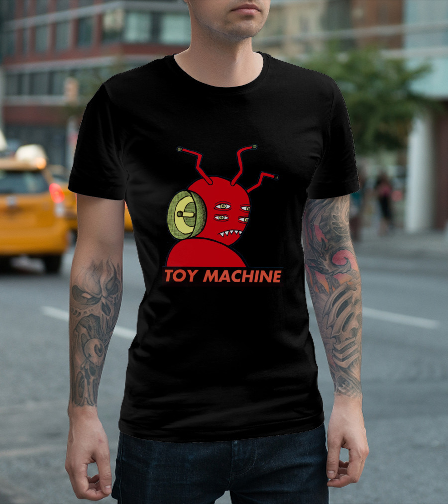 Toy Machine Multi-Eyed Red Antenna Creature T-Shirt