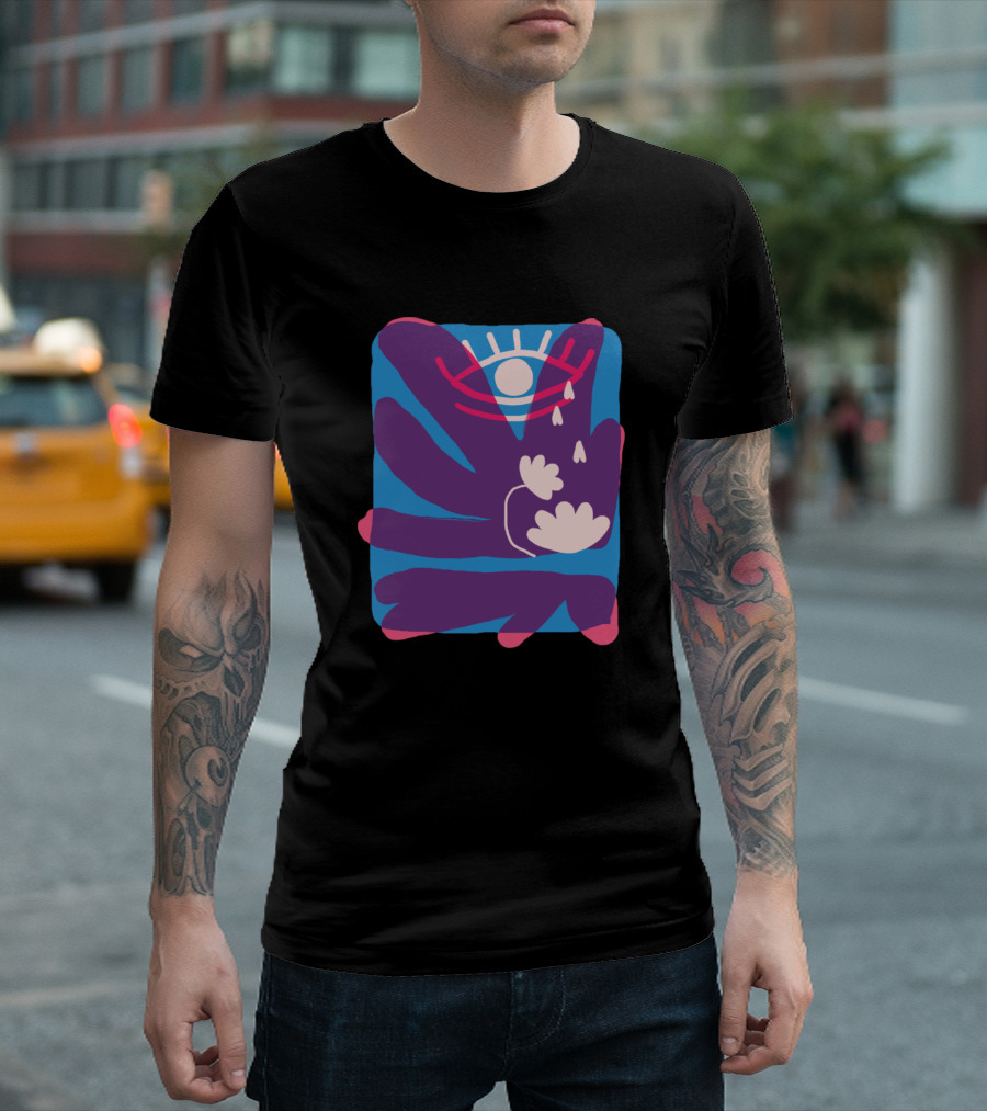 Watering Plants Eye Tears Blossoms T-Shirt