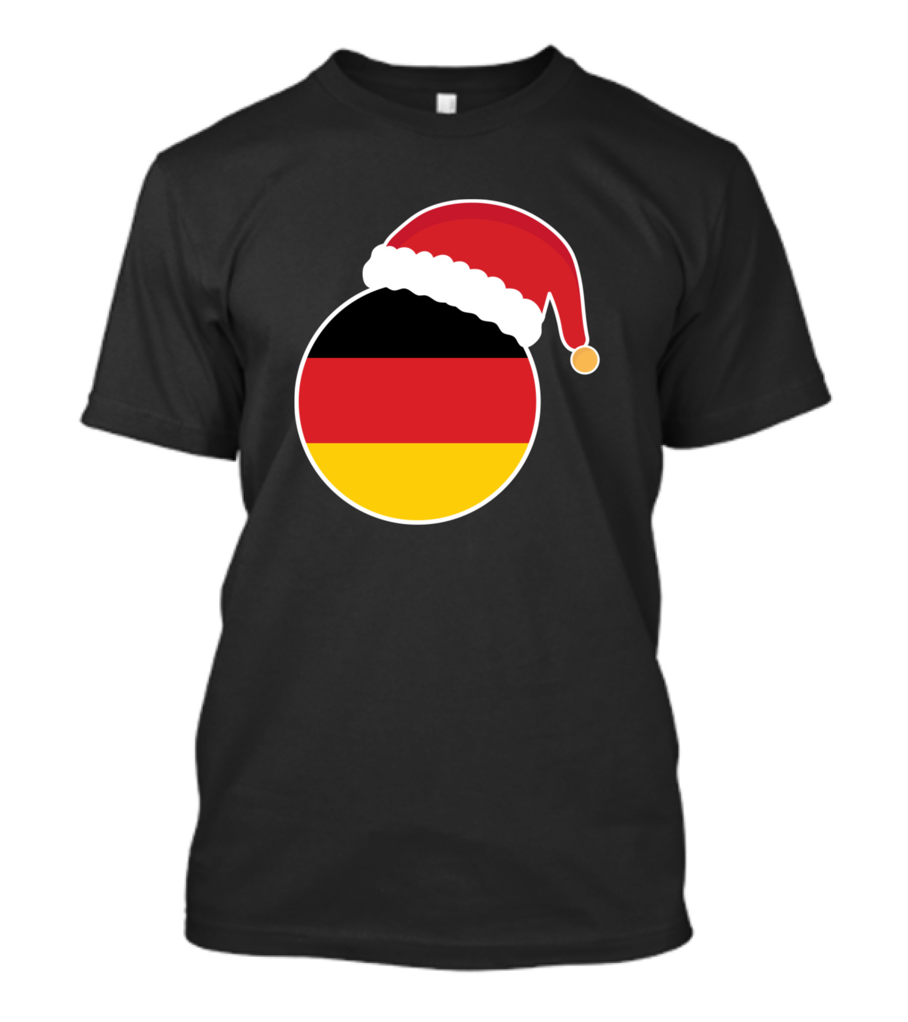 Germany Flag Christmas Santa Hat T-Shirt