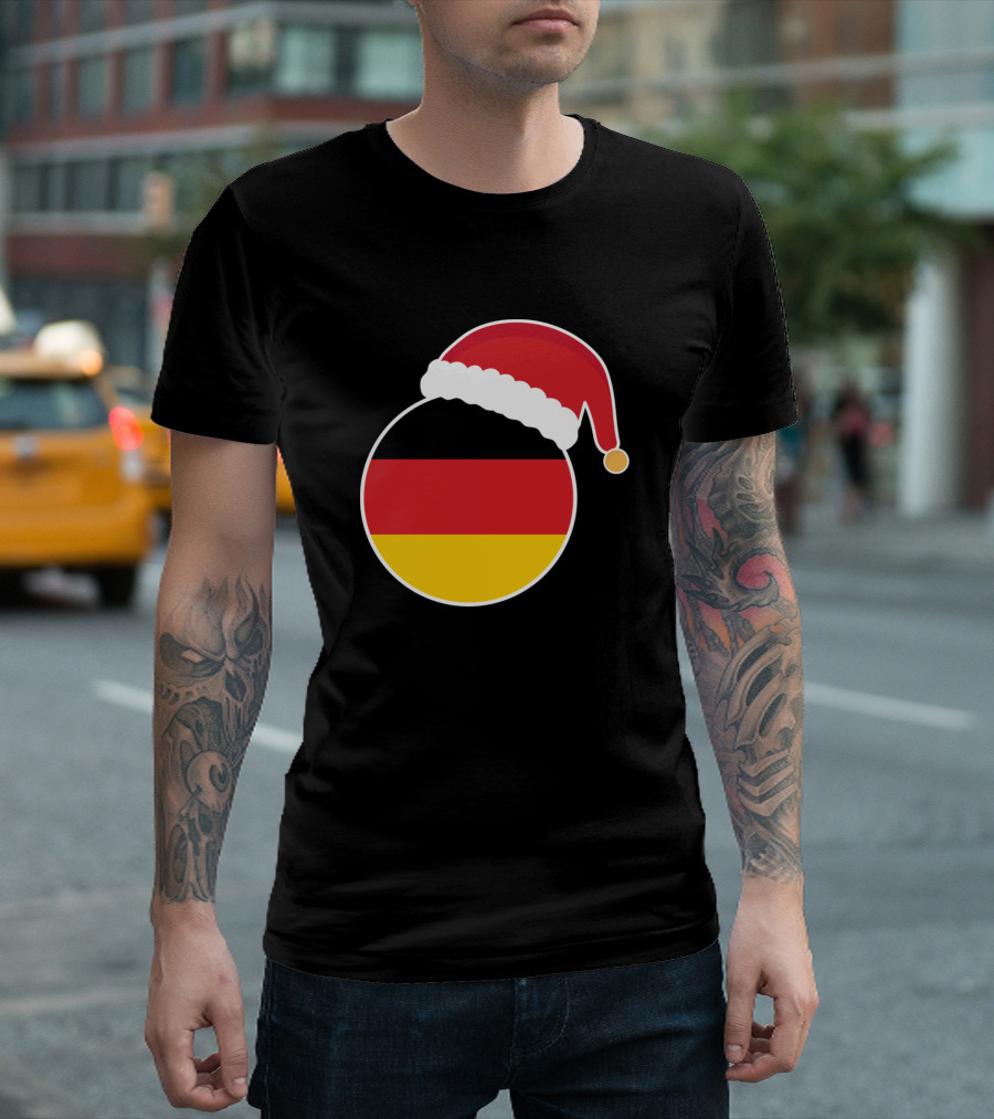 Germany Flag Christmas Santa Hat T-Shirt