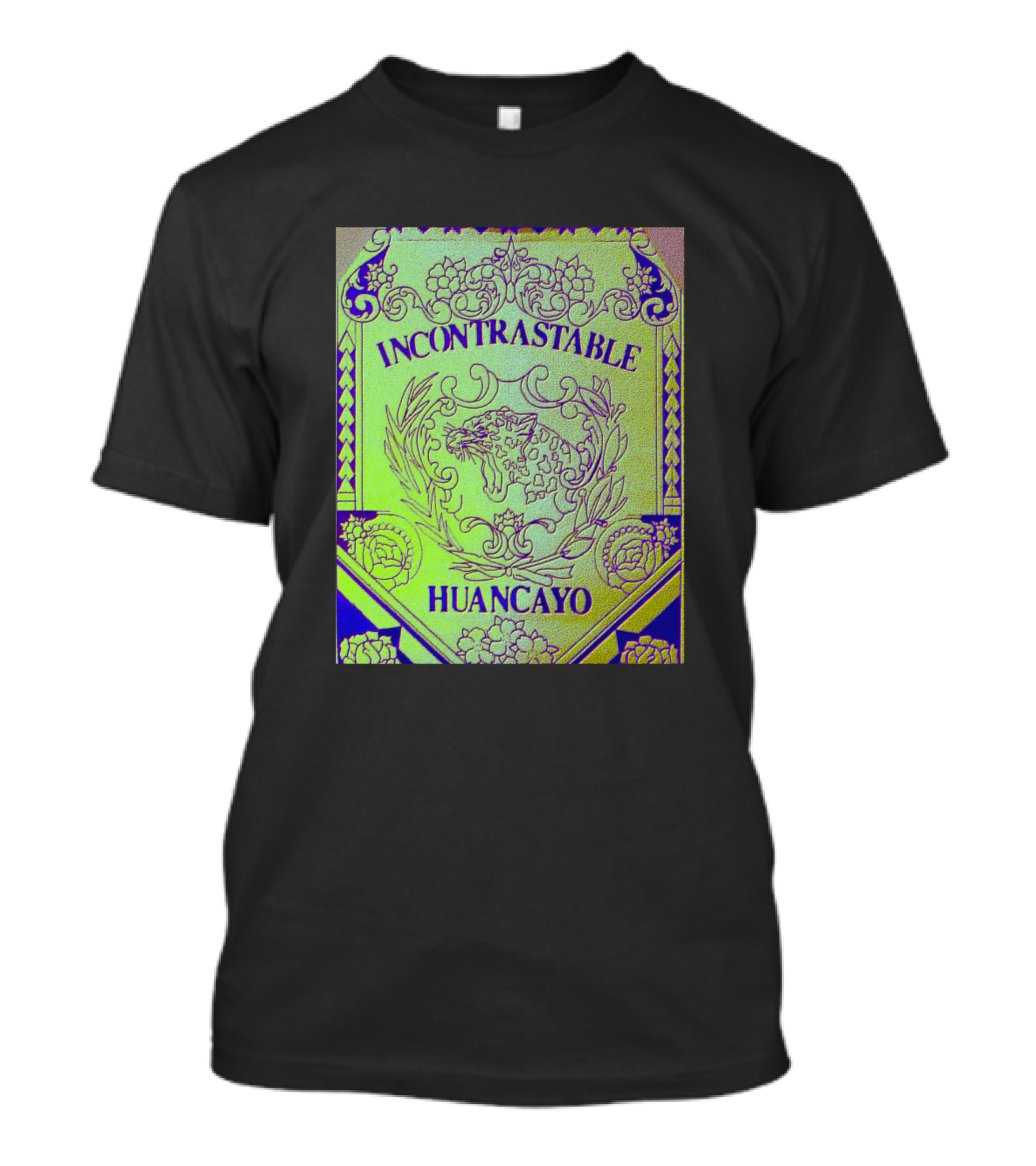 INCONTRASTABLE HUANCAYO Jaguar And Floral T-Shirt