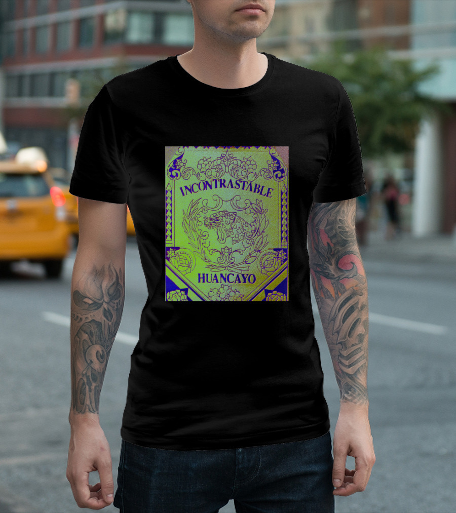 INCONTRASTABLE HUANCAYO Jaguar And Floral T-Shirt
