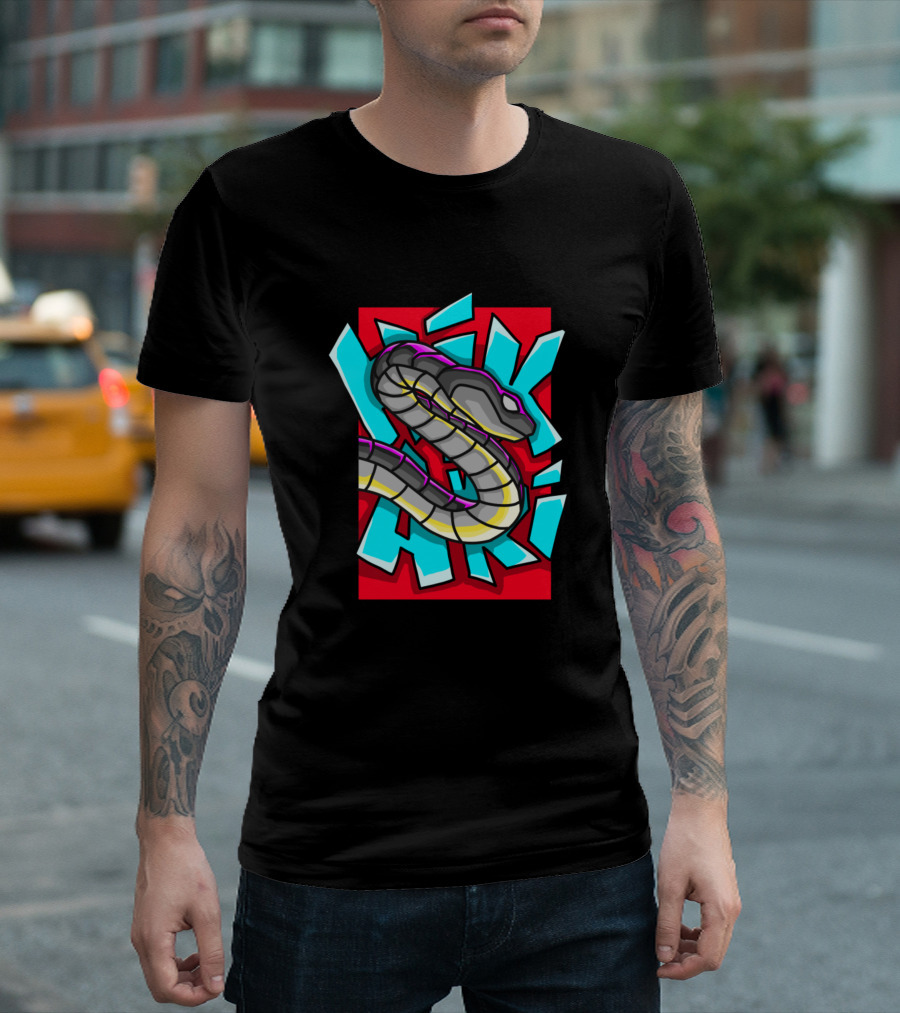 Mechanimals Robotic Snake Mosaic T-Shirt