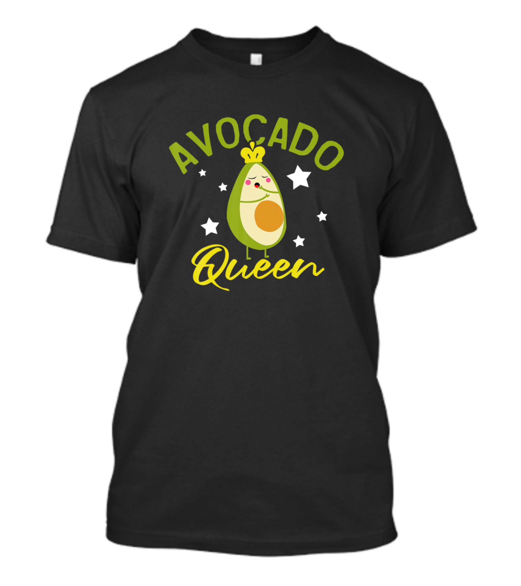 Avocado Queen Cute Vegan Vegetarian T-Shirt