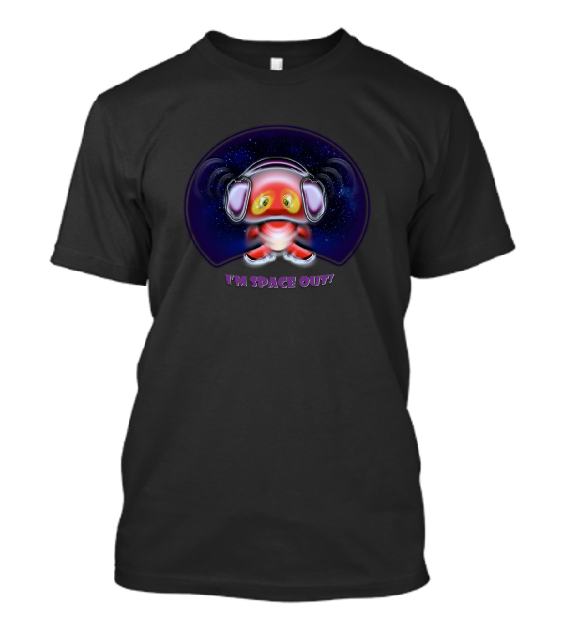 I'm Space Out Alien Cosmic Headphones T-Shirt
