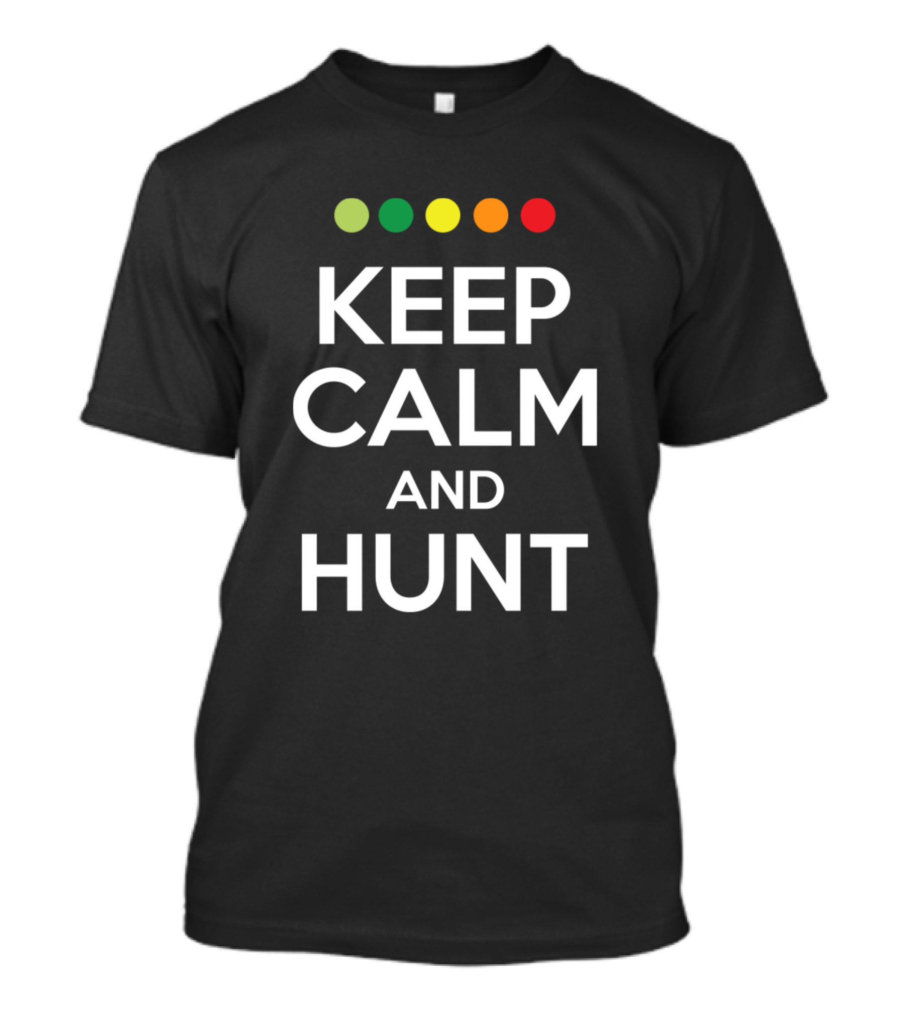 Keep Calm And Hunt EVP Paranormal Investigator Ghost Hunter T-Shirt