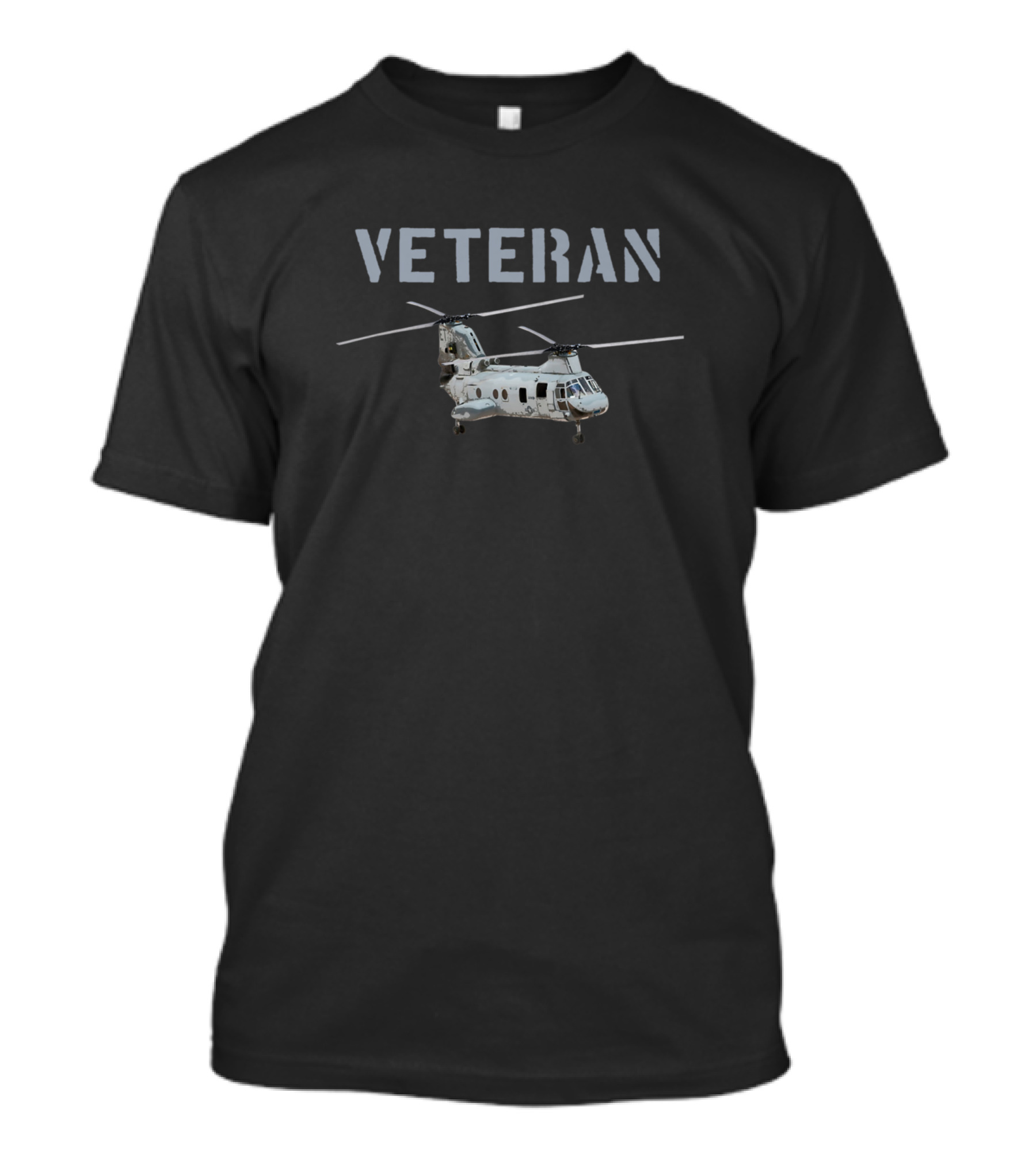 Veteran CH-46 Sea Knight Helicopter T-Shirt
