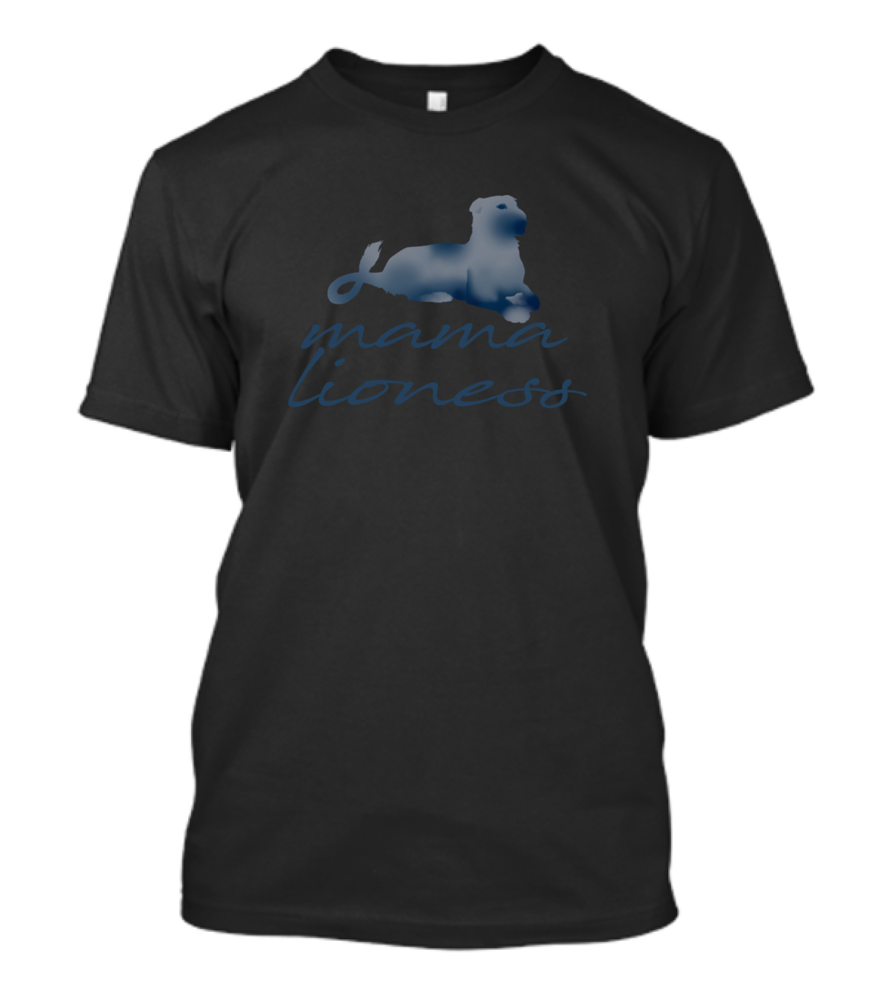 Mama Lioness Blue T-Shirt