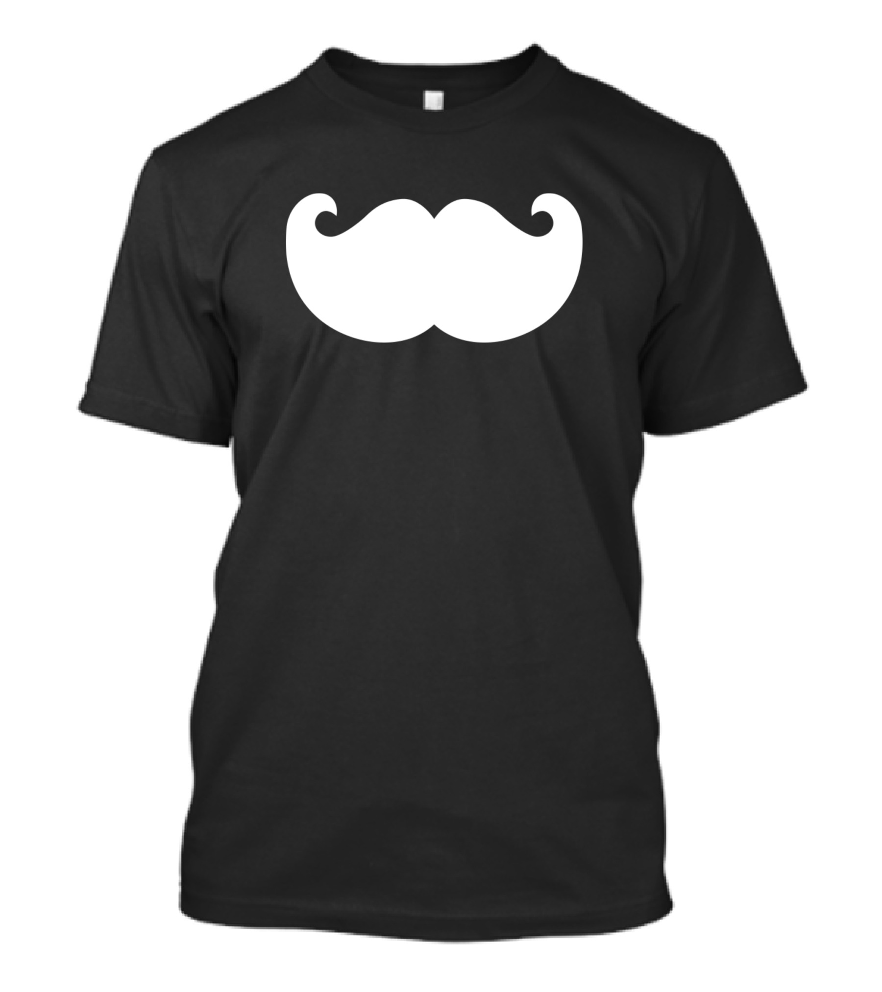 Movember Mustache Iconic White Stache T-Shirt