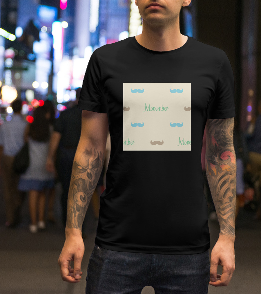 Movember Mustache T-Shirt