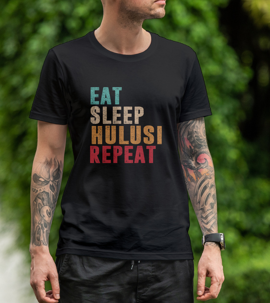 Eat Sleep Hulusi Repeat Musical Lifestyle Cycle T-Shirt
