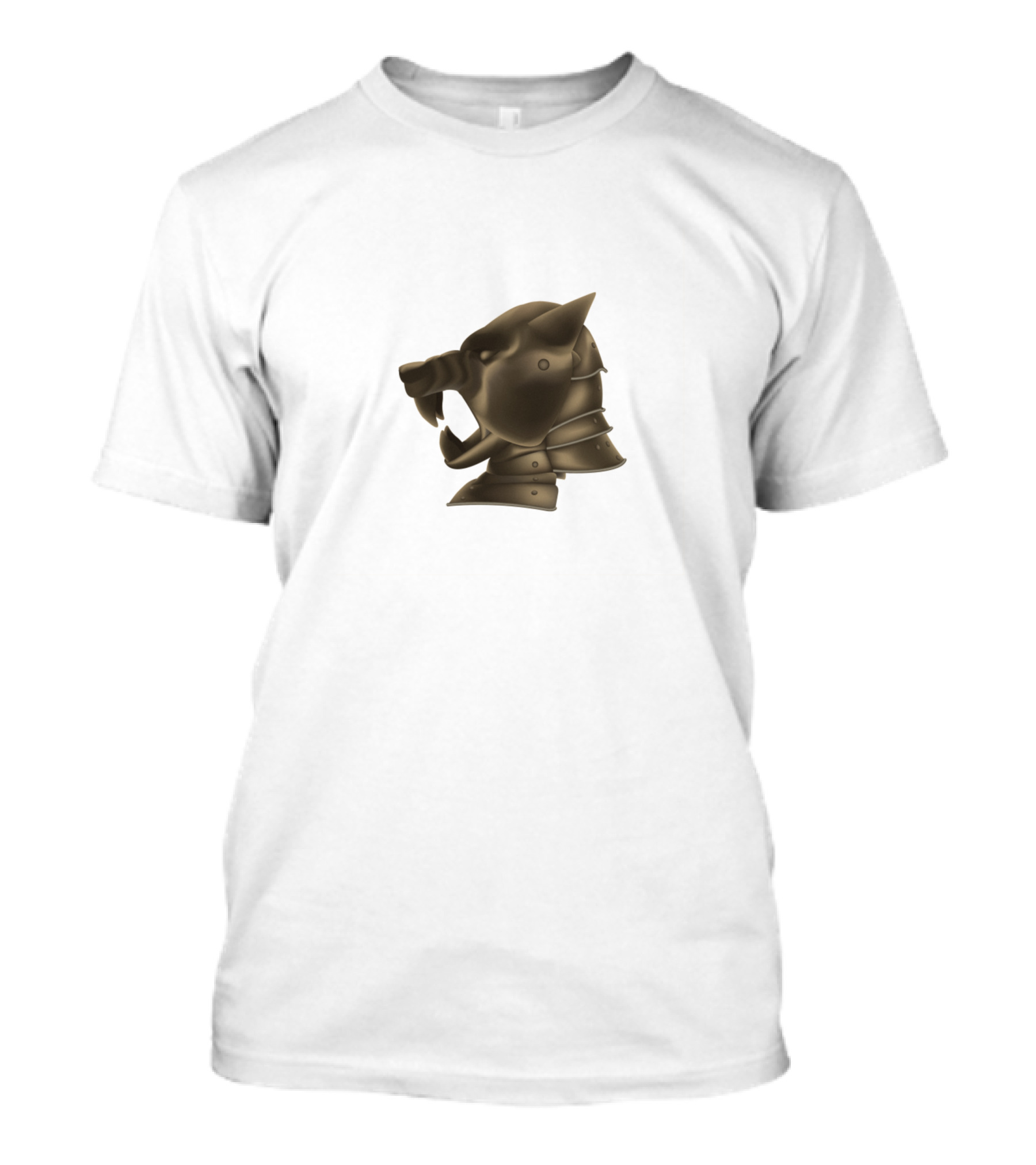 Hounds Helm Bronze Dog Shaped Armor T-Shirt